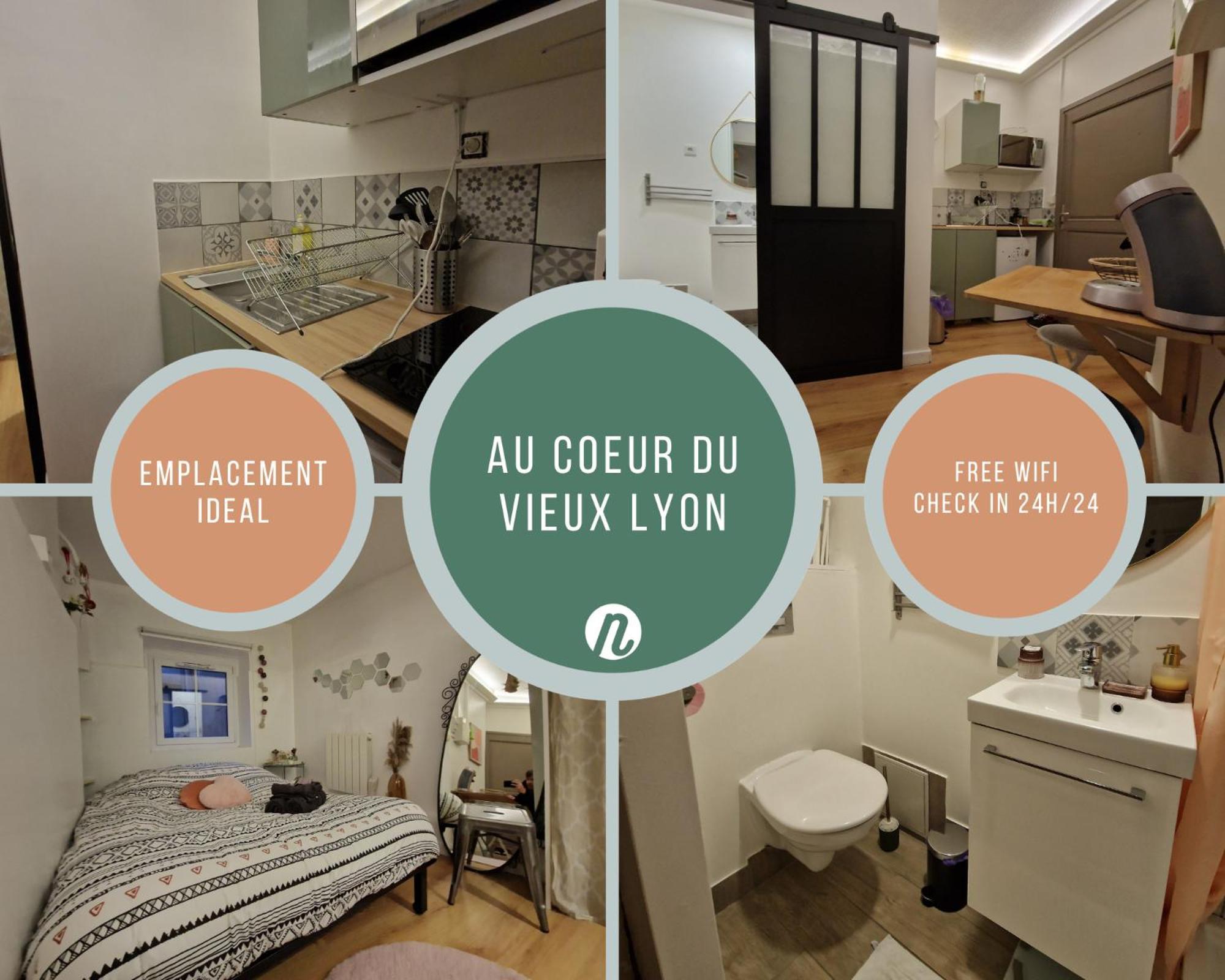 Studio Cosy - Coeur Du Vieux Lyon Apartman Kültér fotó